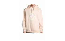 Sweat rose / logo blanc